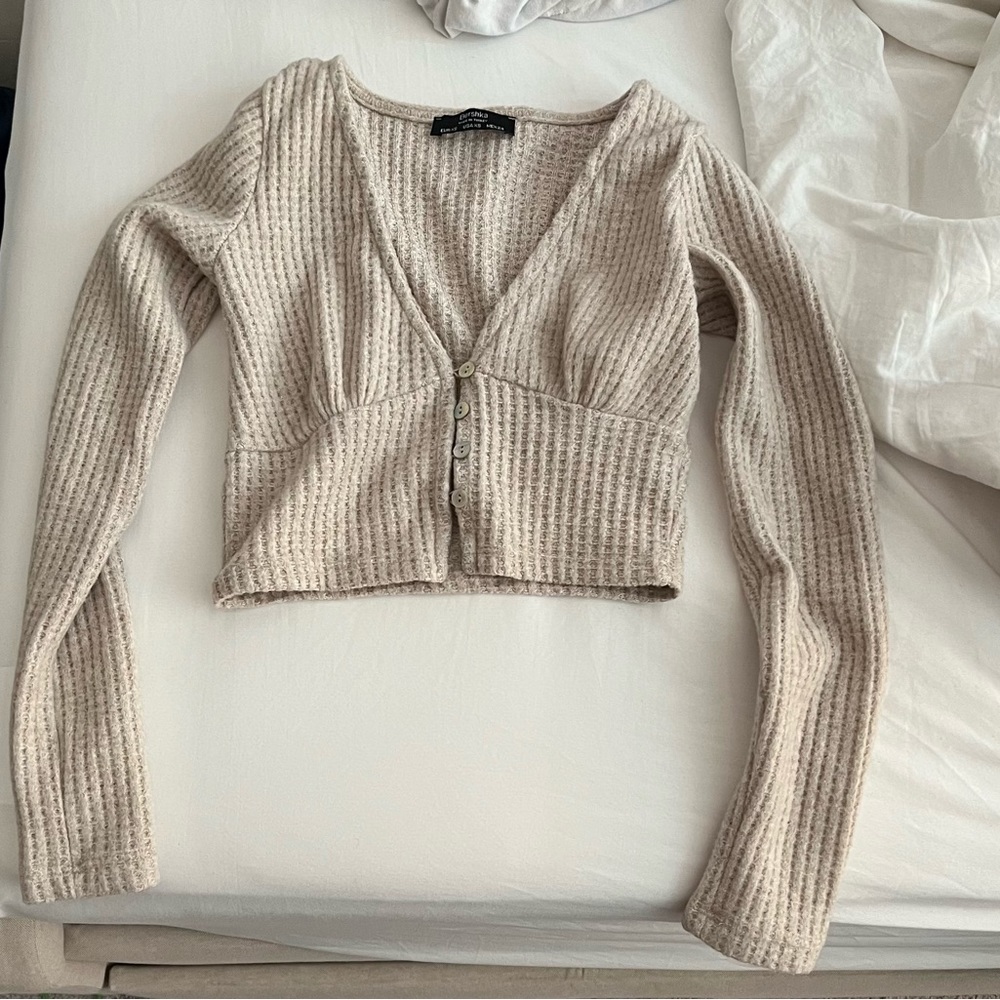 Bershka Sand color Knit Top